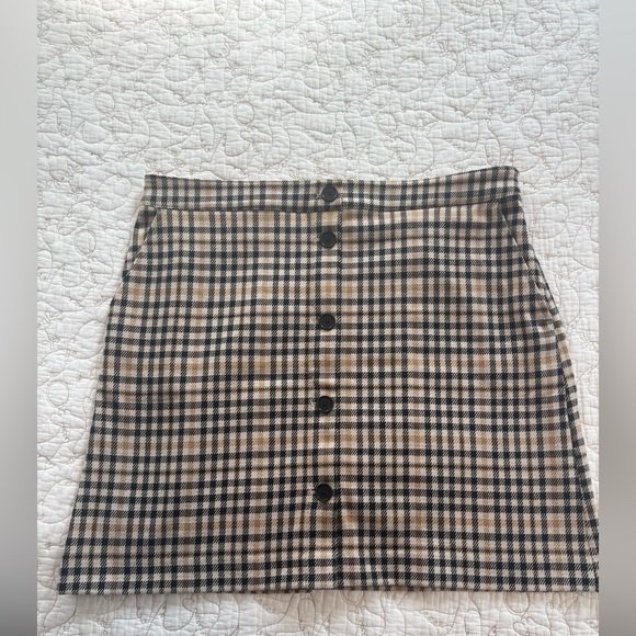 LOFT Button Down Skirt - Picture 1 of 7
